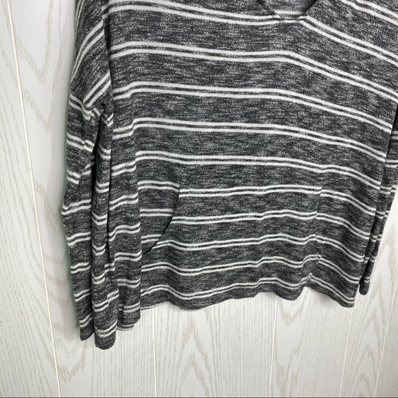 Urban Outfitters Striped Pullover Hoodie Size XS Kangaroo Pocket Out From Under - Picture 4 of 5